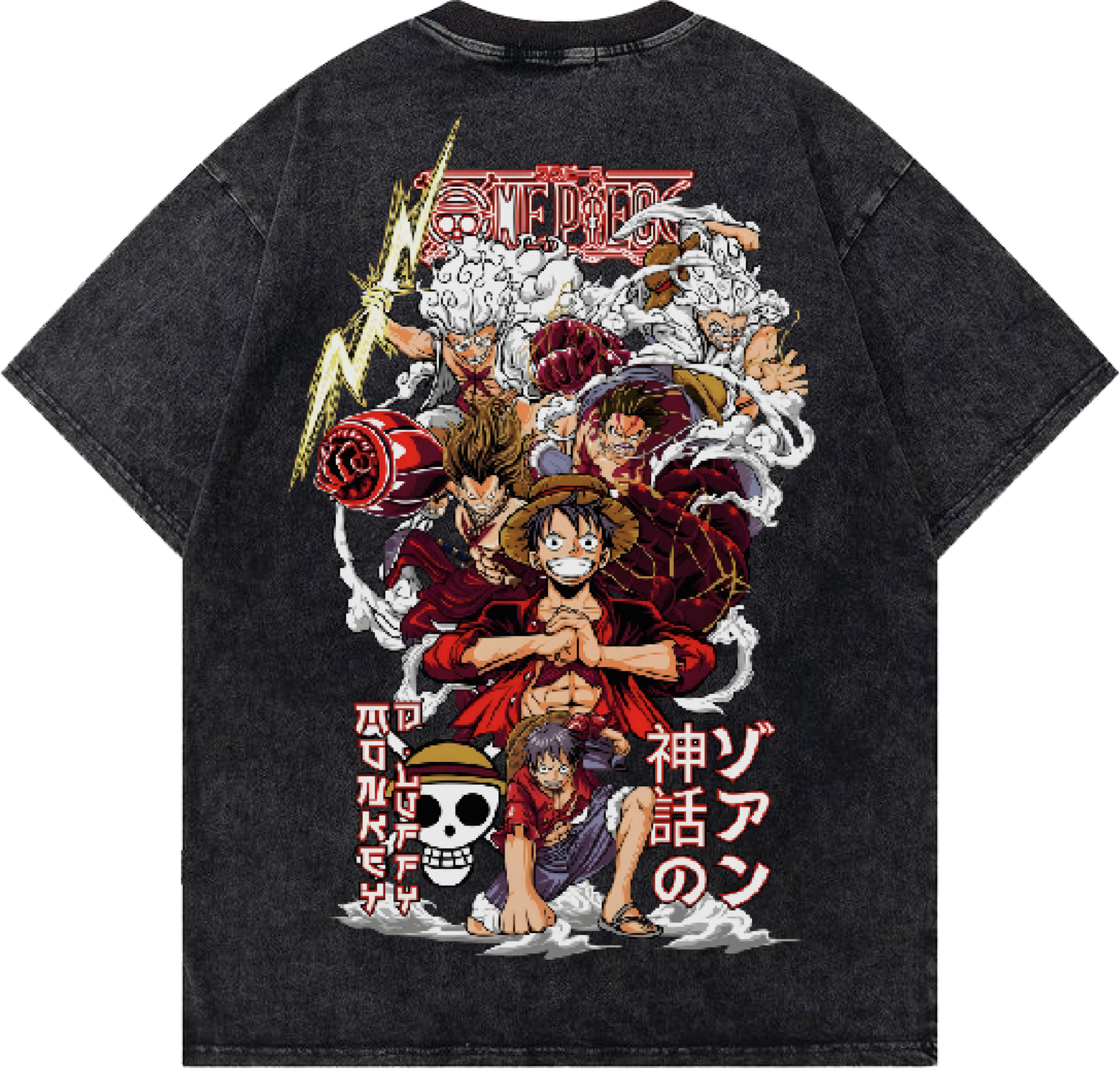 one-piece-gear-5-luffy-oversized-vintage-t-shirt-god-nika-edition